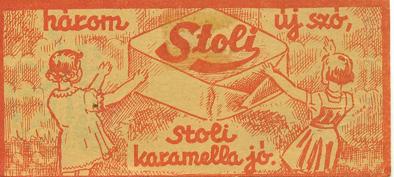 Stoli karamella számolócédula (Magyar Kereskedelmi és Vendéglátóipari Múzeum CC BY-NC-SA)