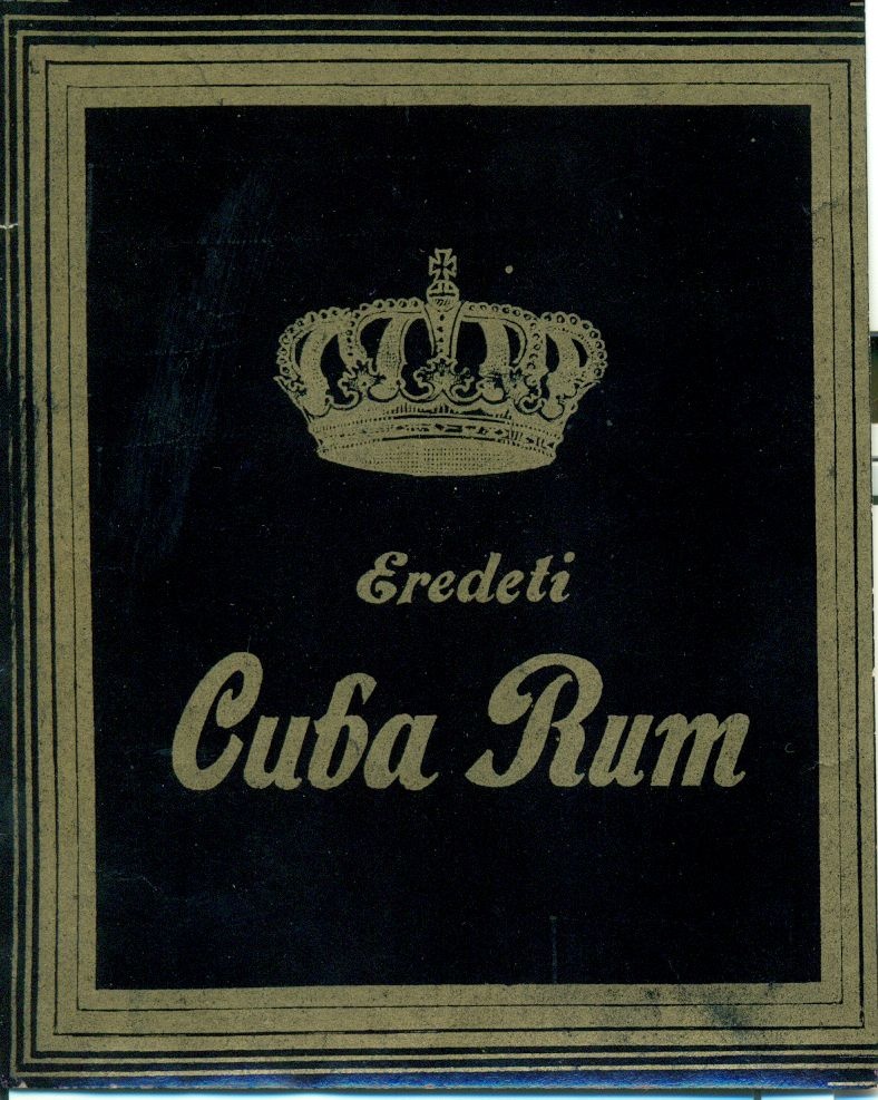 Eredeti Cuba Rum (Magyar Kereskedelmi és Vendéglátóipari Múzeum CC BY-NC-SA)