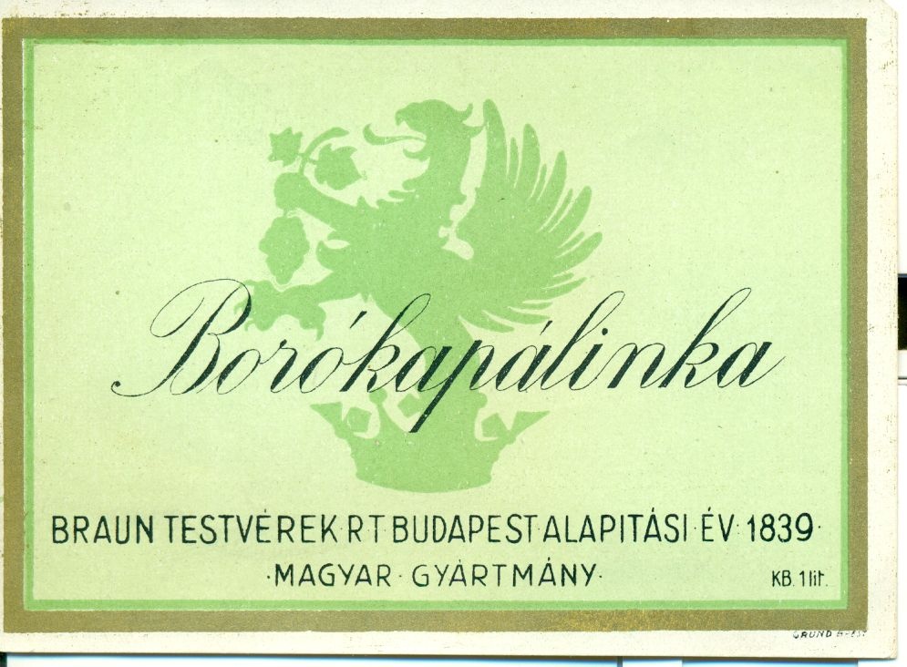 Borókapálinka (Magyar Kereskedelmi és Vendéglátóipari Múzeum CC BY-NC-SA)