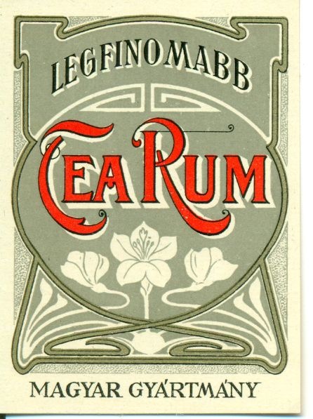 Tea Rum (Magyar Kereskedelmi és Vendéglátóipari Múzeum CC BY-NC-SA)