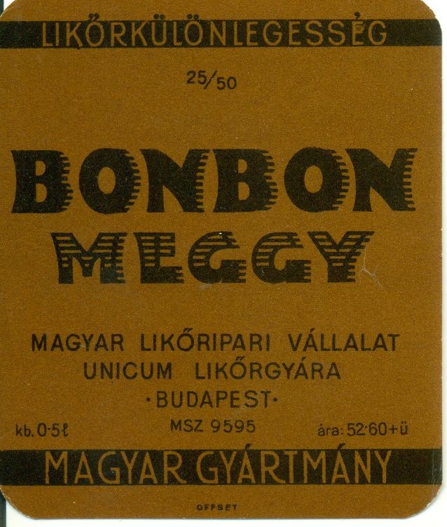 Bonbon meggy (Magyar Kereskedelmi és Vendéglátóipari Múzeum CC BY-NC-SA)