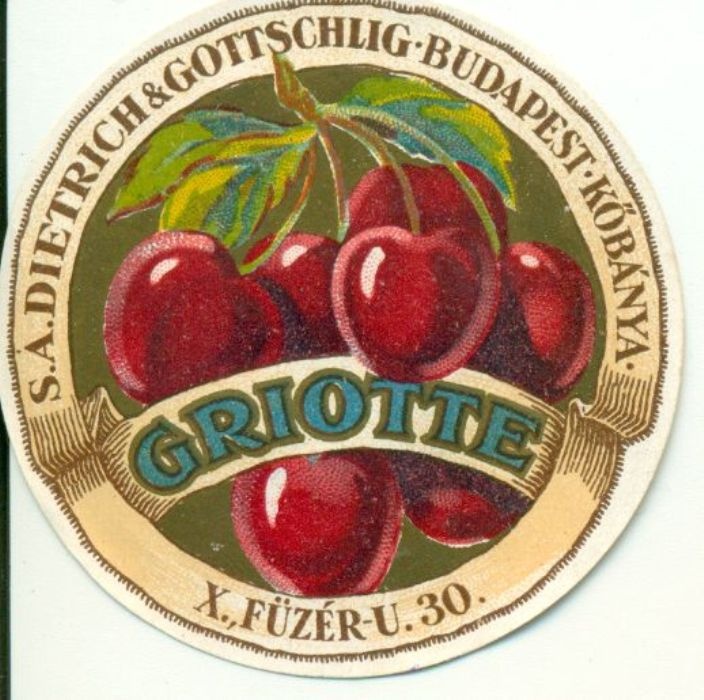 Griotte (Magyar Kereskedelmi és Vendéglátóipari Múzeum CC BY-NC-SA)