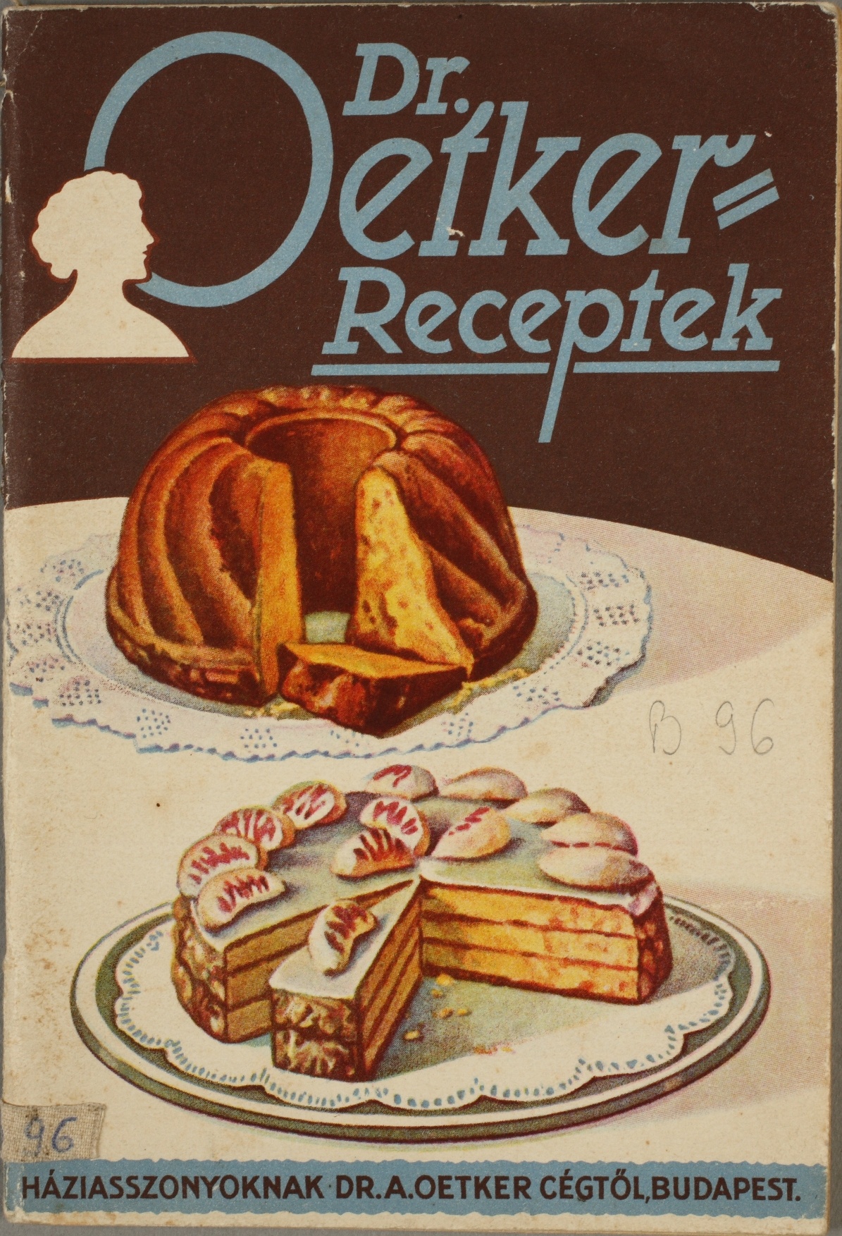 Dr. Oetker receptes füzet (Magyar Kereskedelmi és Vendéglátóipari Múzeum CC BY-NC-SA)