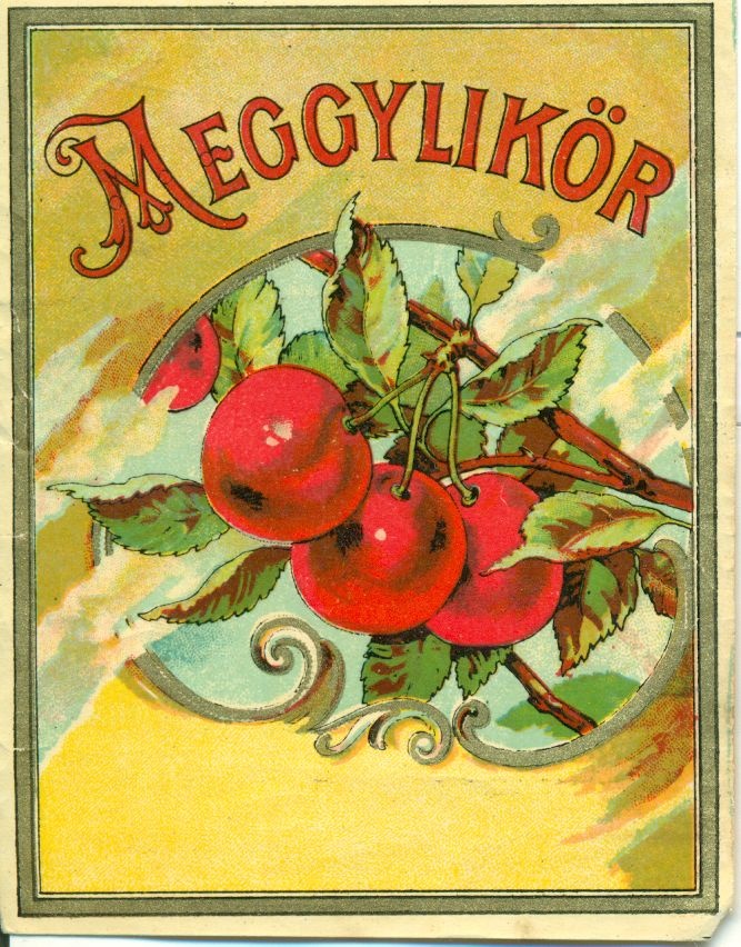 Meggy likőr (Magyar Kereskedelmi és Vendéglátóipari Múzeum CC BY-NC-SA)