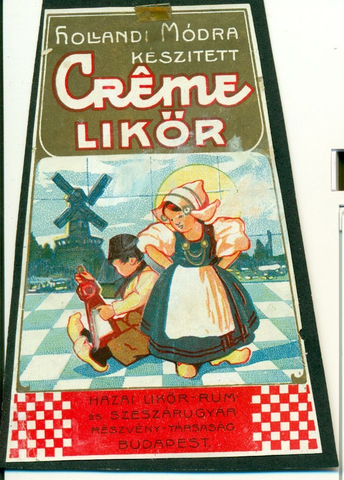 Créme Likőr (Magyar Kereskedelmi és Vendéglátóipari Múzeum CC BY-NC-SA)