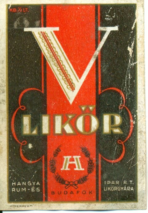 V Likőr (Magyar Kereskedelmi és Vendéglátóipari Múzeum CC BY-NC-SA)