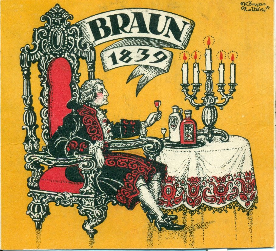 Braun 1839 (Magyar Kereskedelmi és Vendéglátóipari Múzeum CC BY-NC-SA)