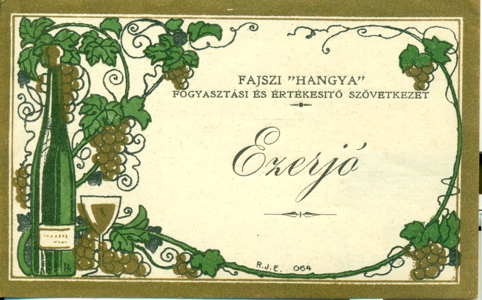 Ezerjó (Magyar Kereskedelmi és Vendéglátóipari Múzeum CC BY-NC-SA)