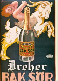 Dreher Bak sör kisplakát, reprodukció