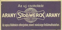 Stollwerck számolócédula