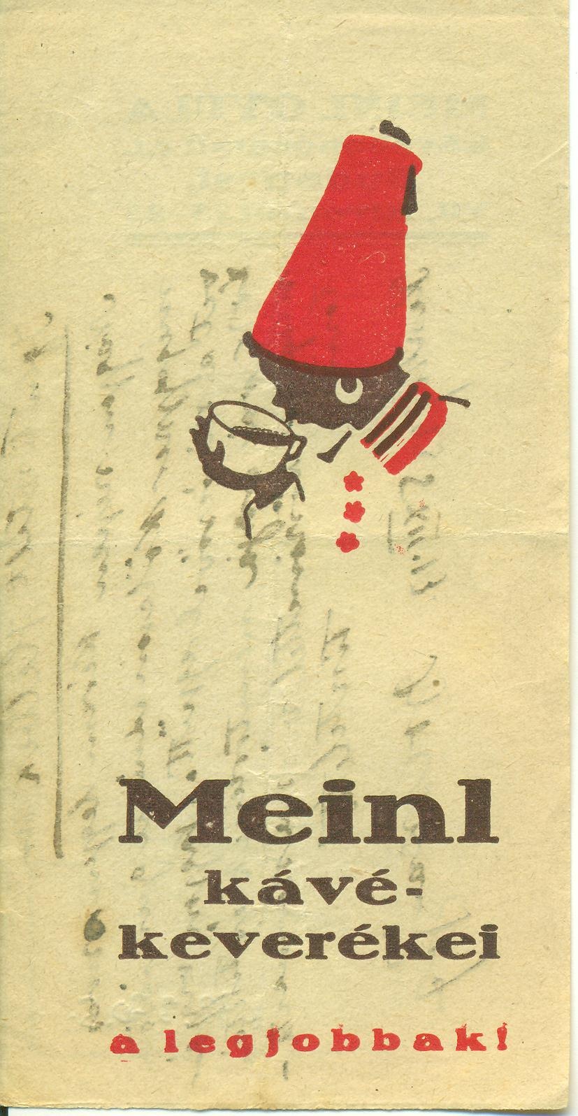 Meinl Kávékeverék (Magyar Kereskedelmi és Vendéglátóipari Múzeum CC BY-NC-SA)