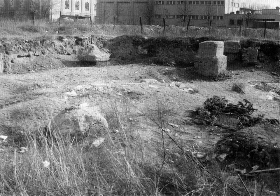 ásatási gödörről készített felvétel (Óbudai Múzeum CC BY-NC-SA)