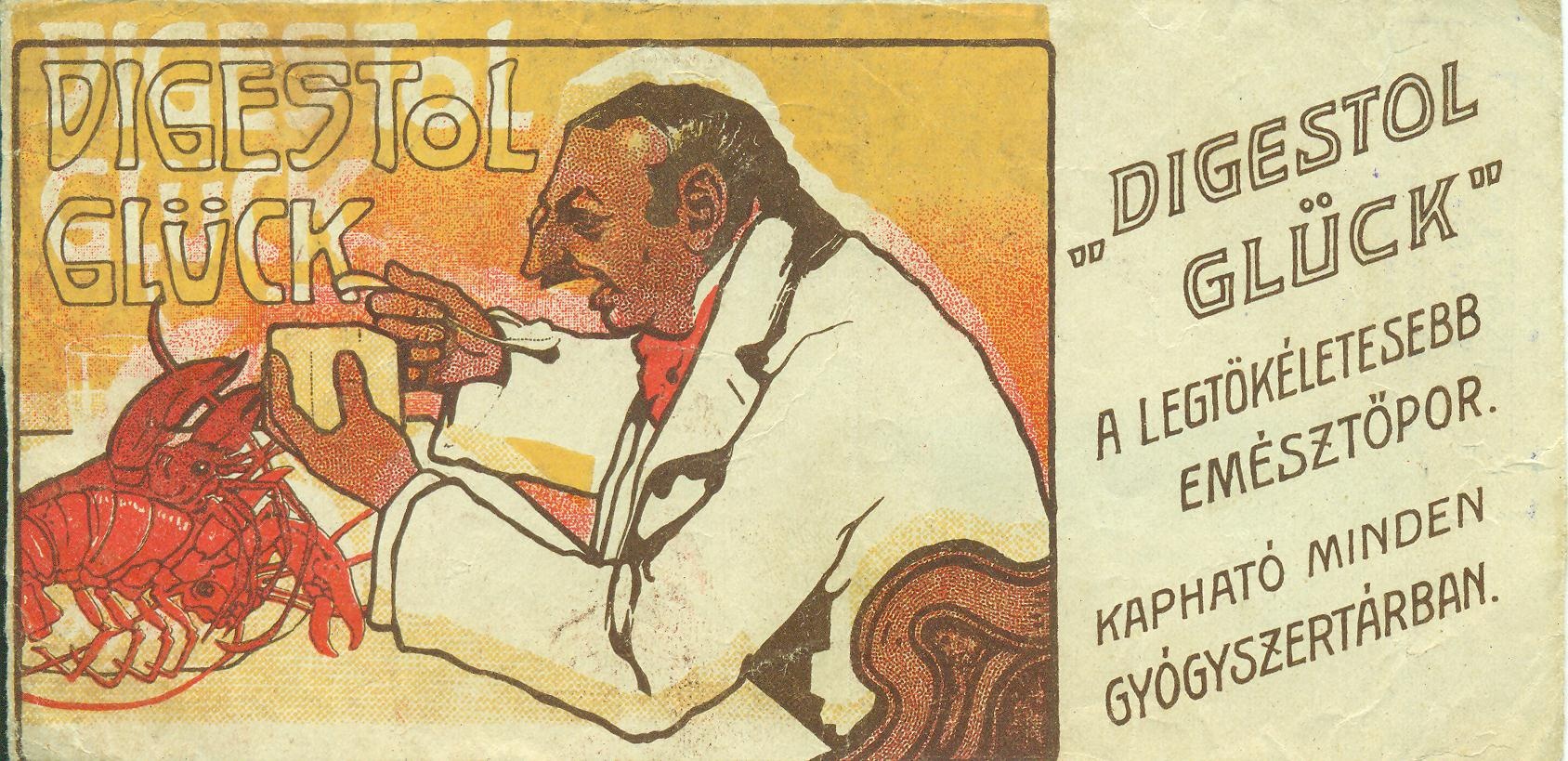Digestol Glück (Magyar Kereskedelmi és Vendéglátóipari Múzeum CC BY-NC-SA)