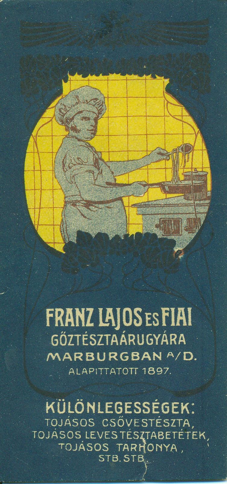 Franz Lajos és fiai (Magyar Kereskedelmi és Vendéglátóipari Múzeum CC BY-NC-SA)