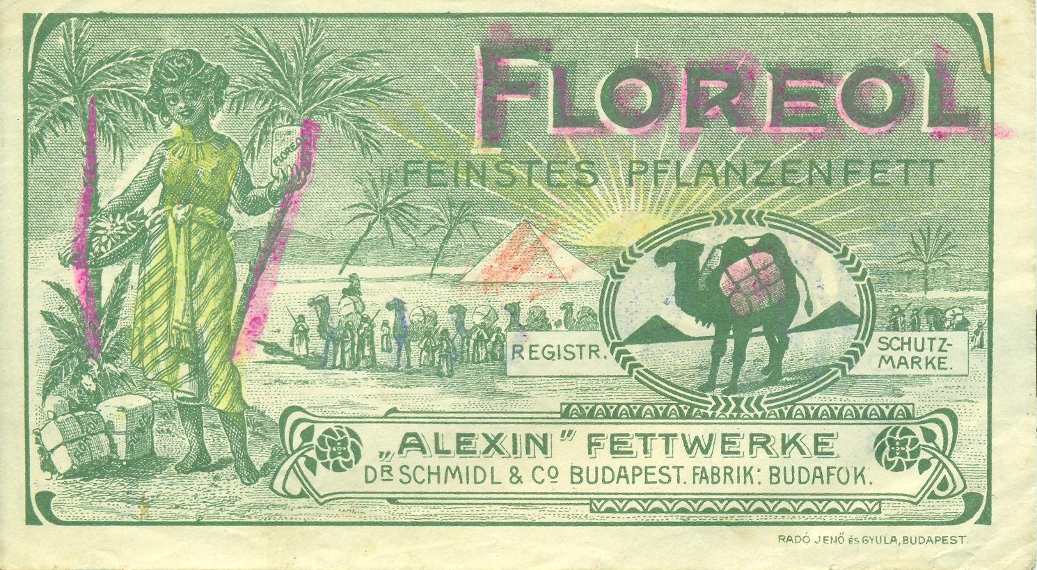 Floreol növényi zsiradék (Magyar Kereskedelmi és Vendéglátóipari Múzeum CC BY-NC-SA)