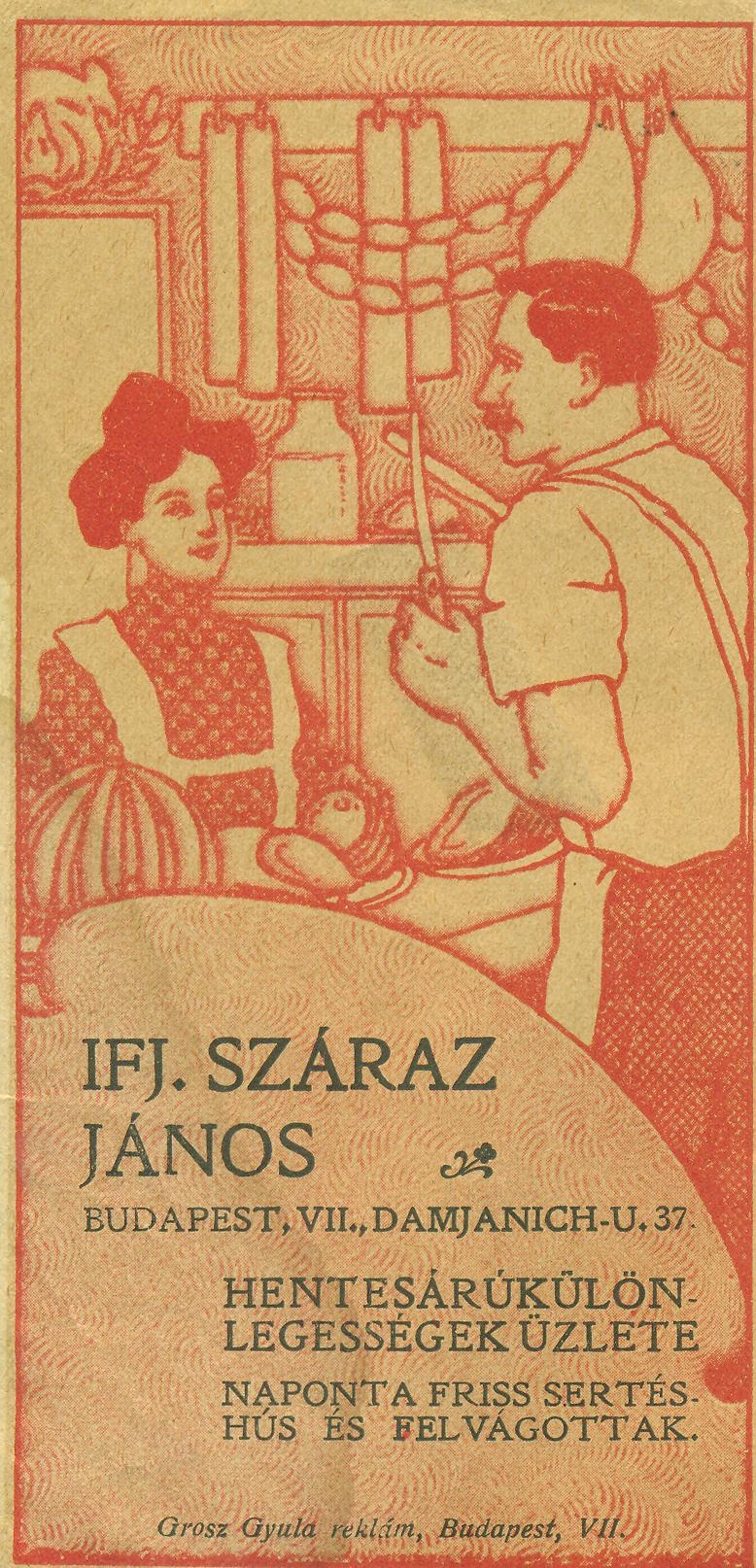 Ifj. Száraz János (Magyar Kereskedelmi és Vendéglátóipari Múzeum CC BY-NC-SA)