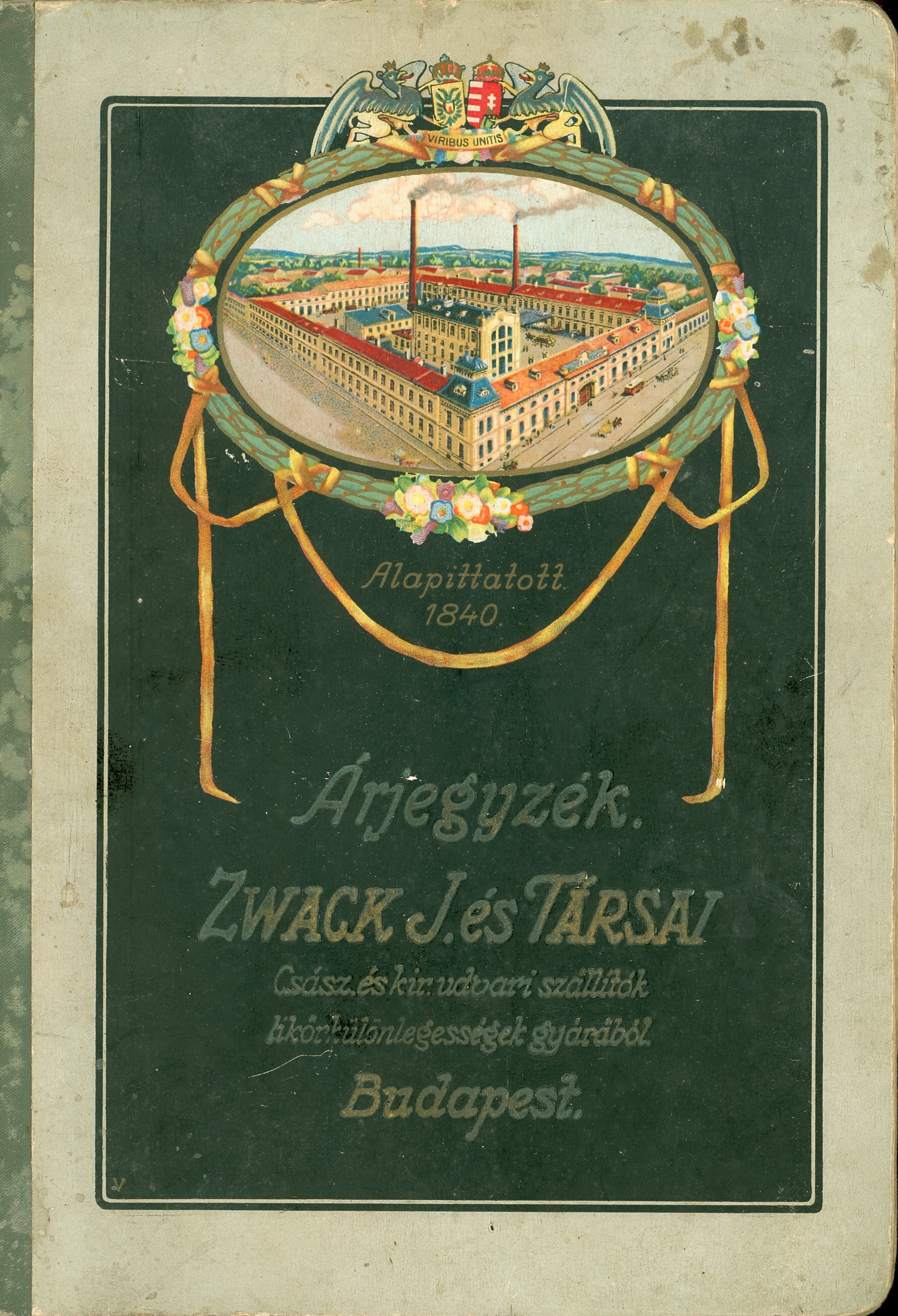 Zwack József és Társai árjegyzék (Magyar Kereskedelmi és Vendéglátóipari Múzeum CC BY-NC-SA)