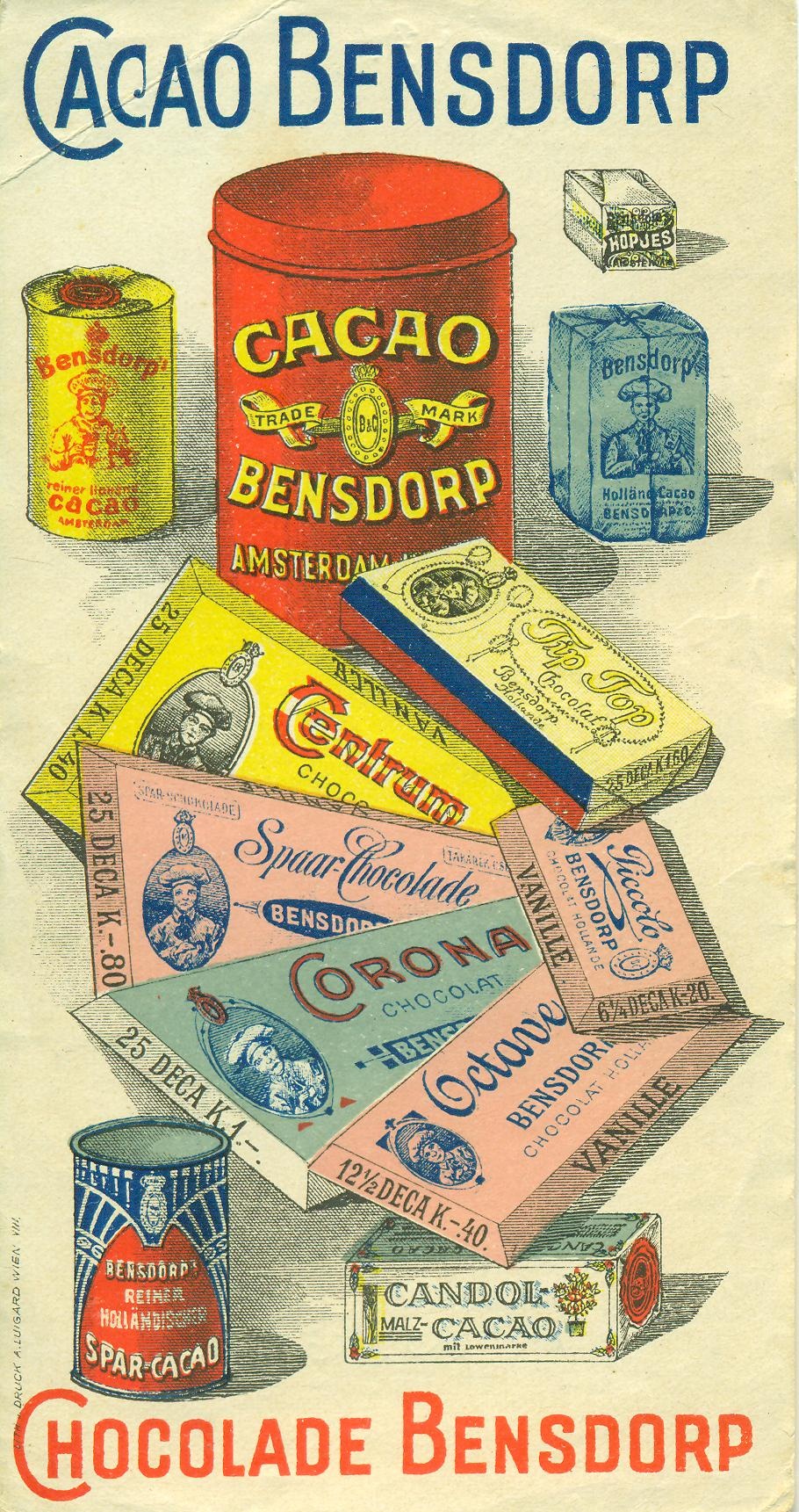 Bensdorp kakaó és csokoládé (Magyar Kereskedelmi és Vendéglátóipari Múzeum CC BY-NC-SA)