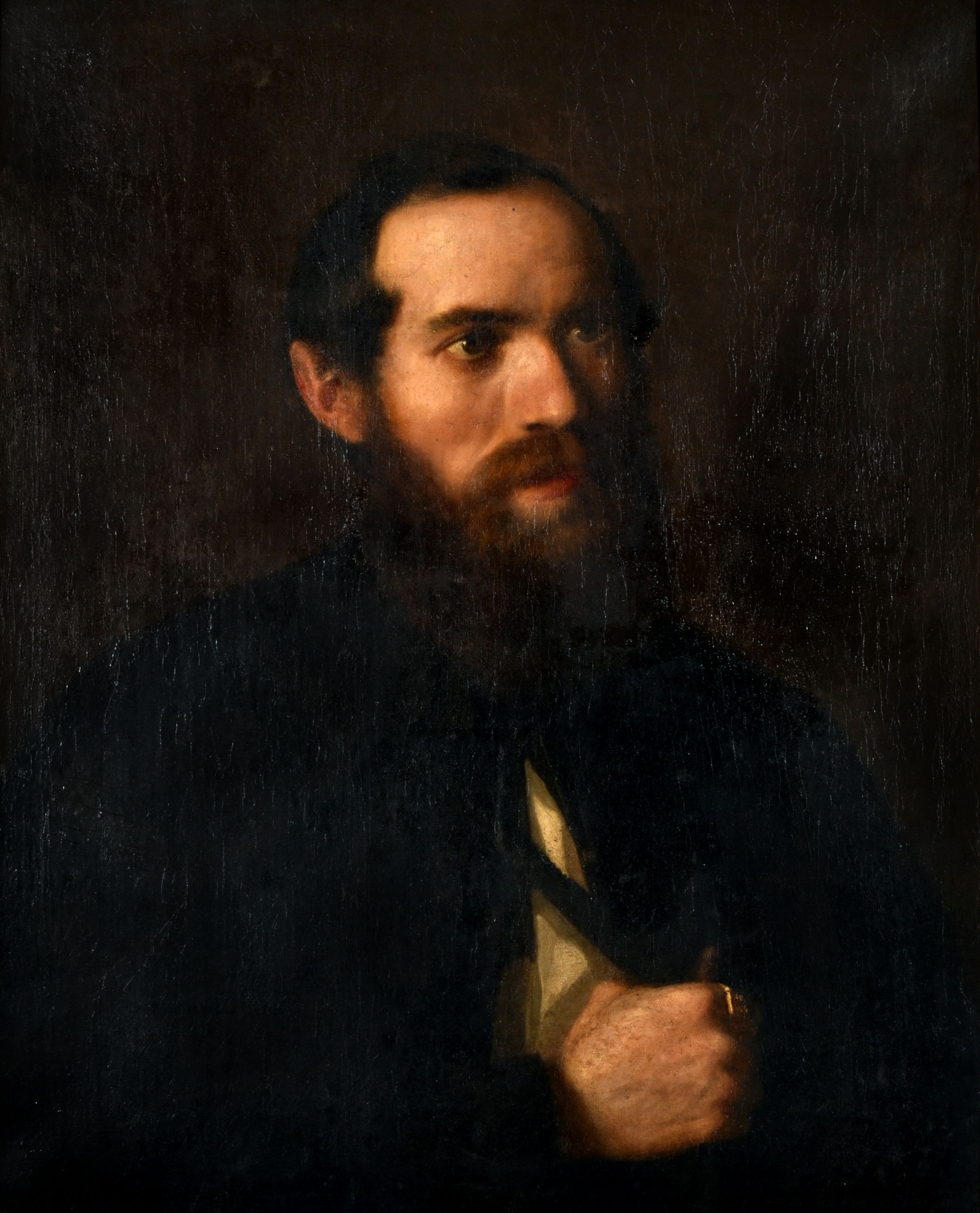 Harrer Pált ábrázoló festmény (Óbudai Múzeum CC BY-NC-SA)