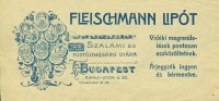 Fleischmann Lipót Szalámi és Füstöltáru Gyára