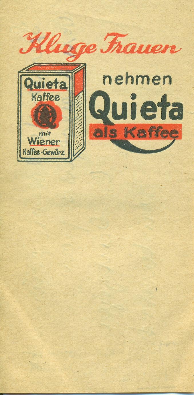 Quieta Kaffee (Magyar Kereskedelmi és Vendéglátóipari Múzeum CC BY-NC-SA)