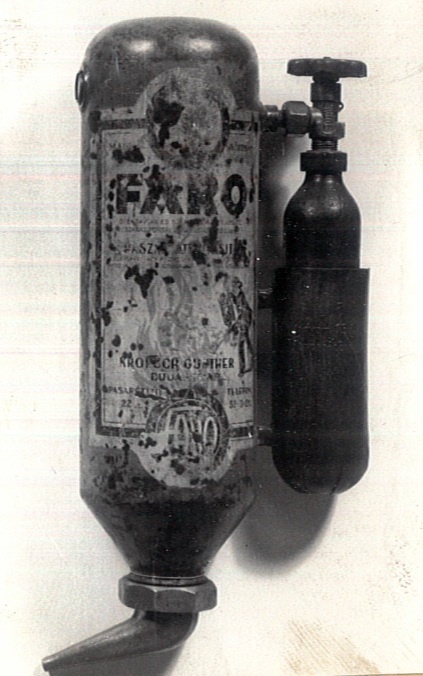 "FARO" porraloltó (Katasztrófavédelem Központi Múzeuma CC BY-NC-SA)