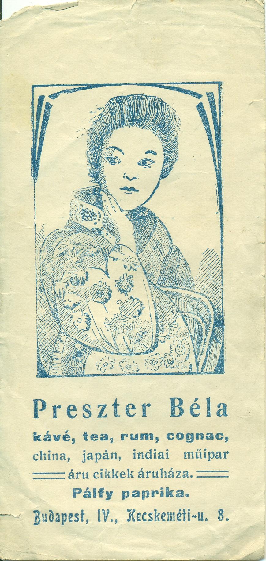 Preszter Béla kereskedő (Magyar Kereskedelmi és Vendéglátóipari Múzeum CC BY-NC-SA)