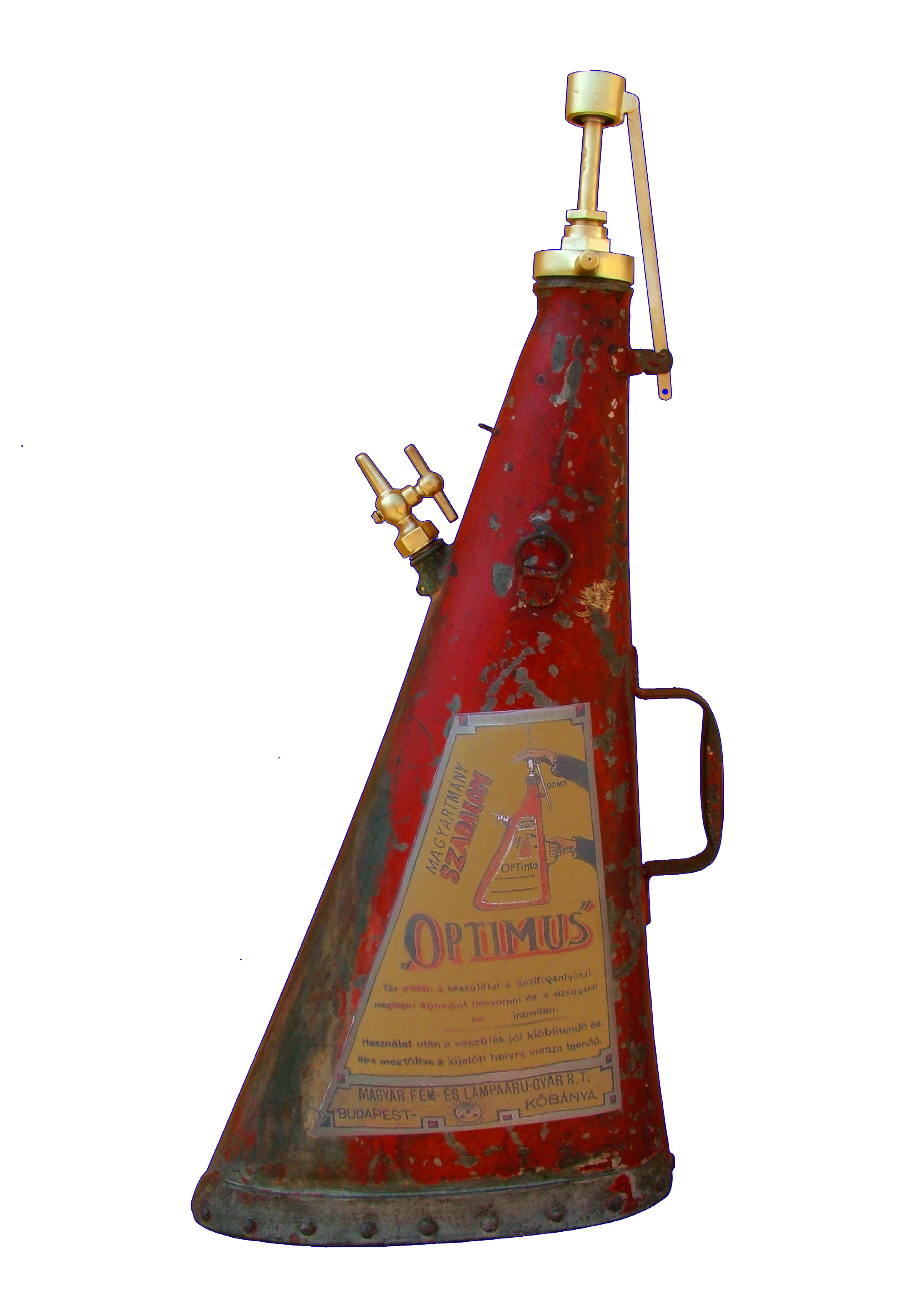 OPTIMUS vízzel oltó (Katasztrófavédelem Központi Múzeuma CC BY-NC-SA)