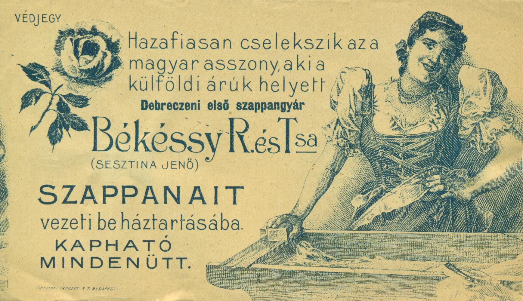 Békési R. és Tsa szappan (Magyar Kereskedelmi és Vendéglátóipari Múzeum CC BY-NC-SA)