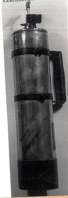 ELEKTROPAX 6 kg-os gázzal oltó (Katasztrófavédelem Központi Múzeuma CC BY-NC-SA)