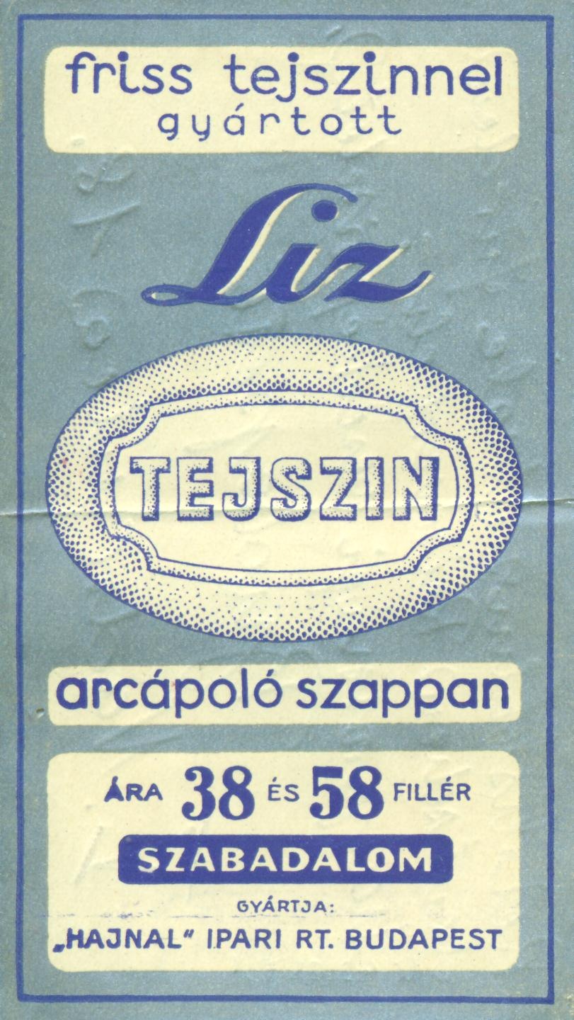 Liz tejszín arcápoló (Magyar Kereskedelmi és Vendéglátóipari Múzeum CC BY-NC-SA)