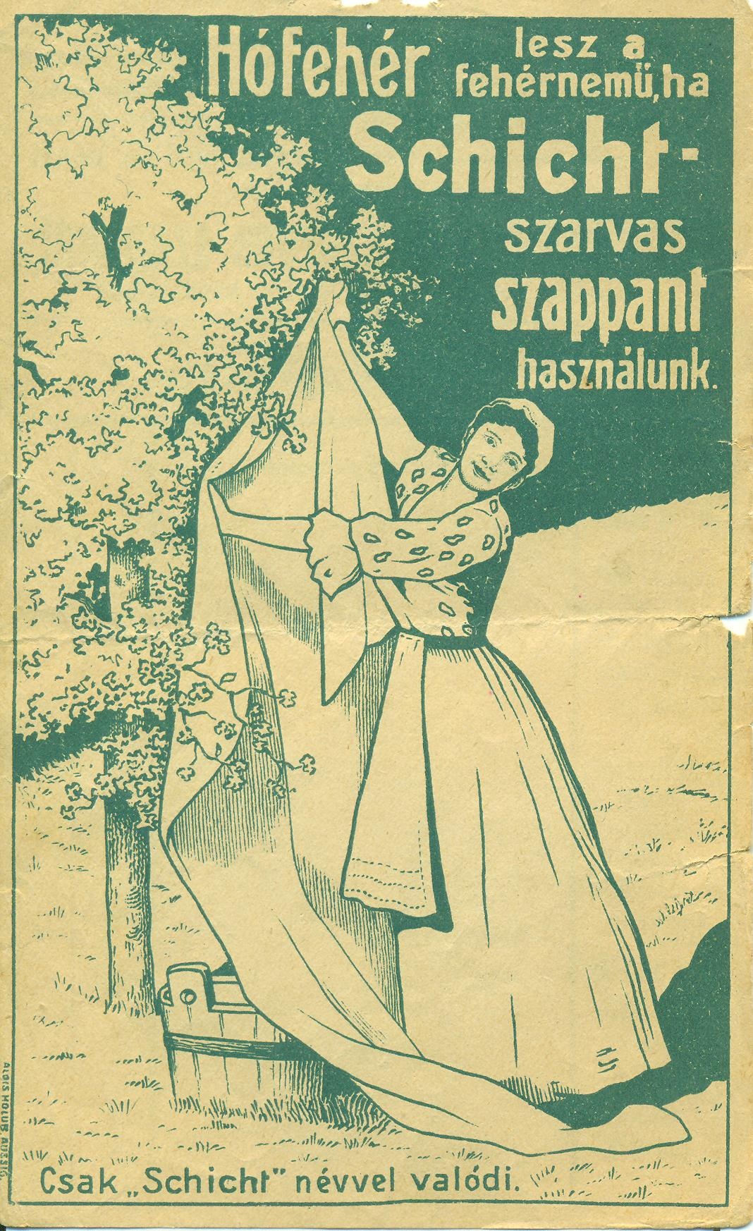 Schicht szarvas szappan (Magyar Kereskedelmi és Vendéglátóipari Múzeum CC BY-NC-SA)