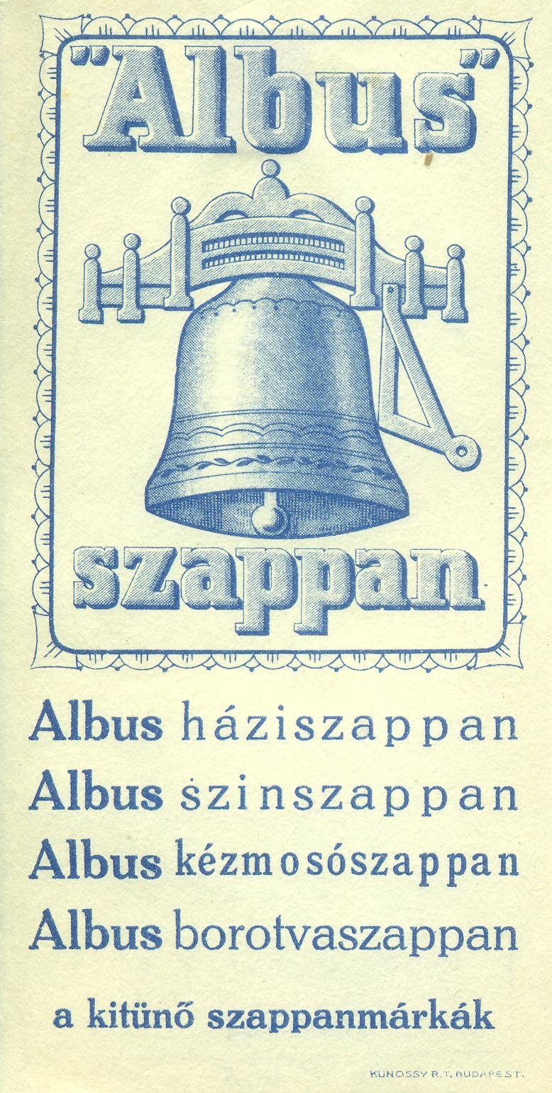 Albus szappanok (Magyar Kereskedelmi és Vendéglátóipari Múzeum CC BY-NC-SA)