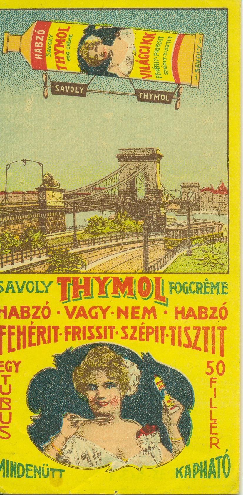 Savoly THYMOL fogkrém (Magyar Kereskedelmi és Vendéglátóipari Múzeum CC BY-NC-SA)