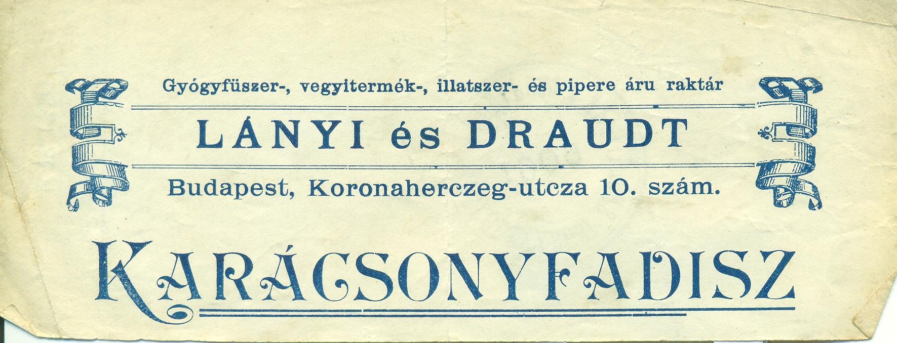 Lányi és Draudt (Magyar Kereskedelmi és Vendéglátóipari Múzeum CC BY-NC-SA)