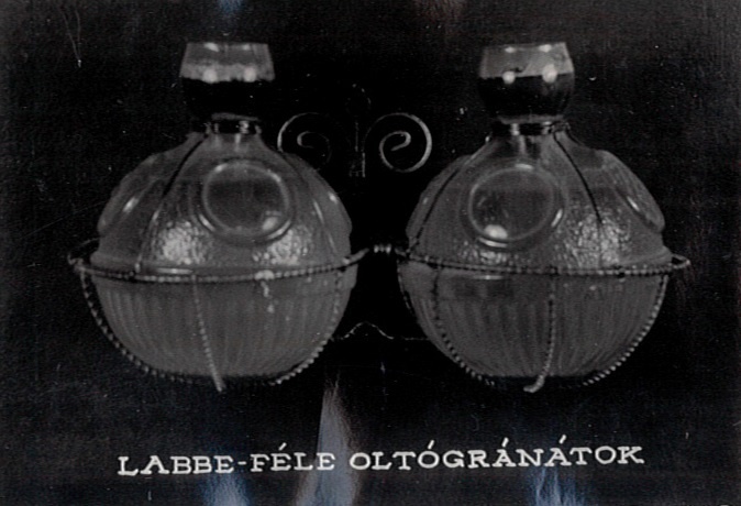 Labbe-féle oltógránátok (Katasztrófavédelem Központi Múzeuma CC BY-NC-SA)
