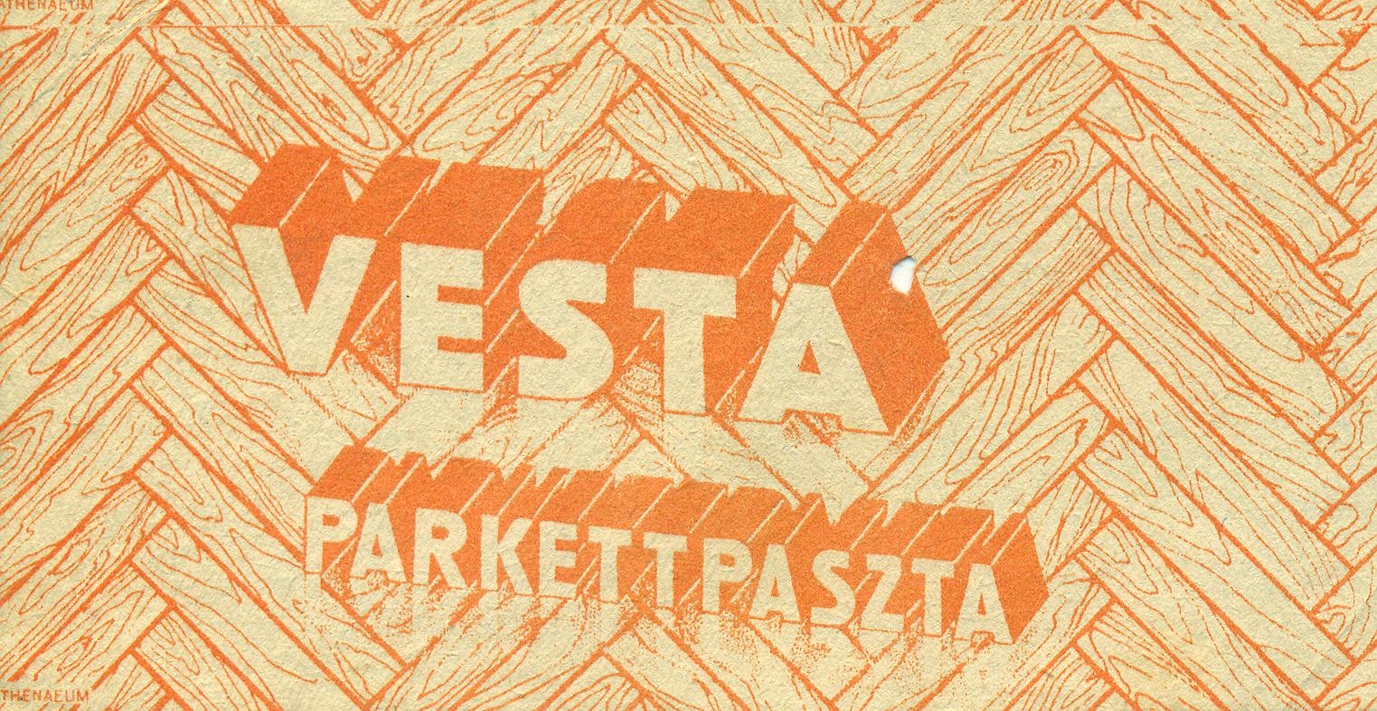 Vesta parkettapaszta (Magyar Kereskedelmi és Vendéglátóipari Múzeum CC BY-NC-SA)