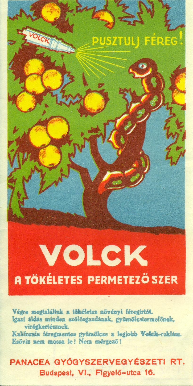 Volck permetezőszer (Magyar Kereskedelmi és Vendéglátóipari Múzeum CC BY-NC-SA)