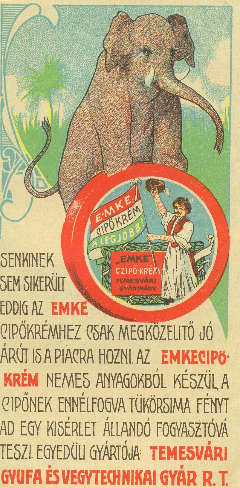 EMKE cipőkrém (Magyar Kereskedelmi és Vendéglátóipari Múzeum CC BY-NC-SA)