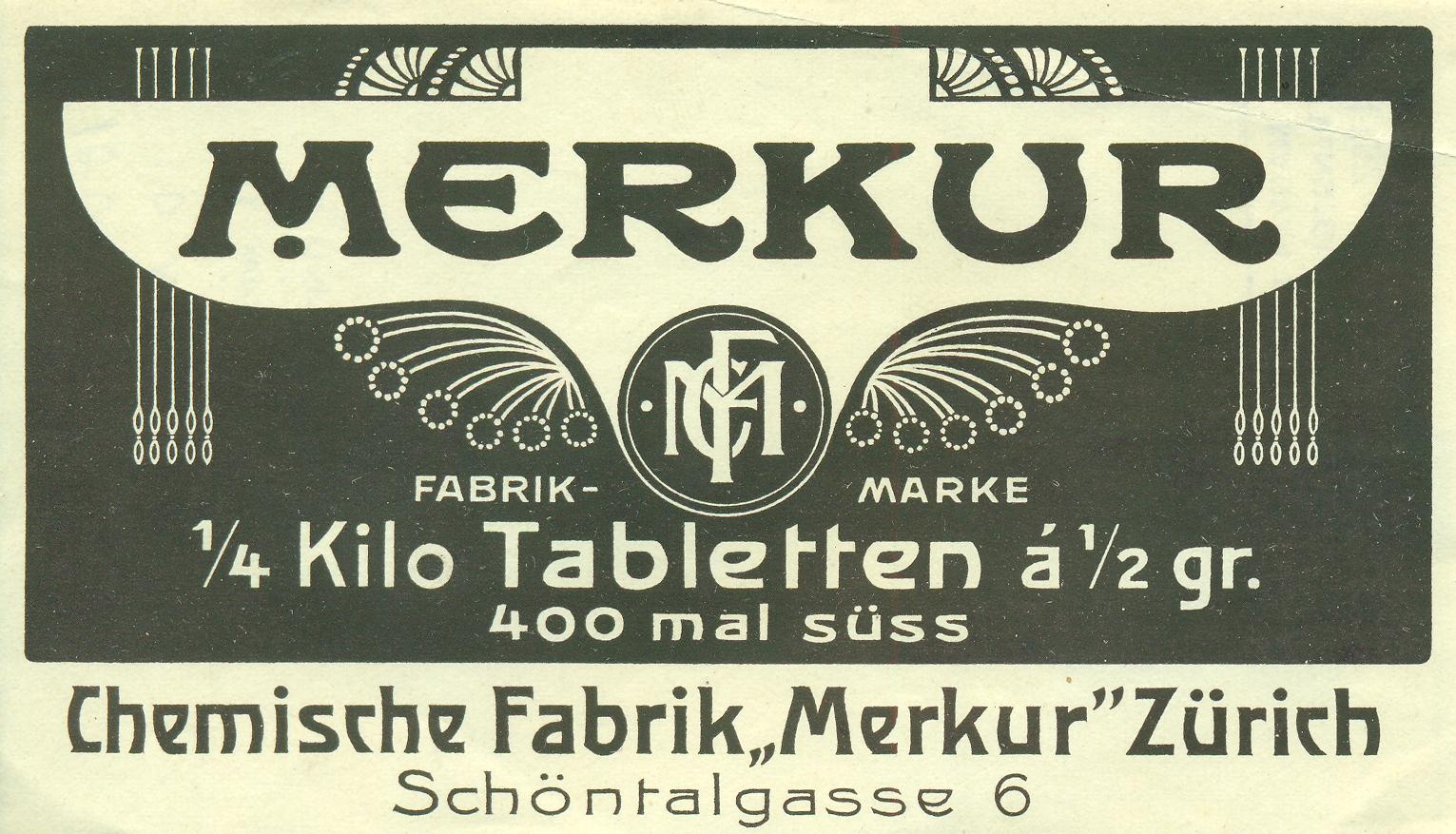 Merkur gyógycukor gyár (Magyar Kereskedelmi és Vendéglátóipari Múzeum CC BY-NC-SA)