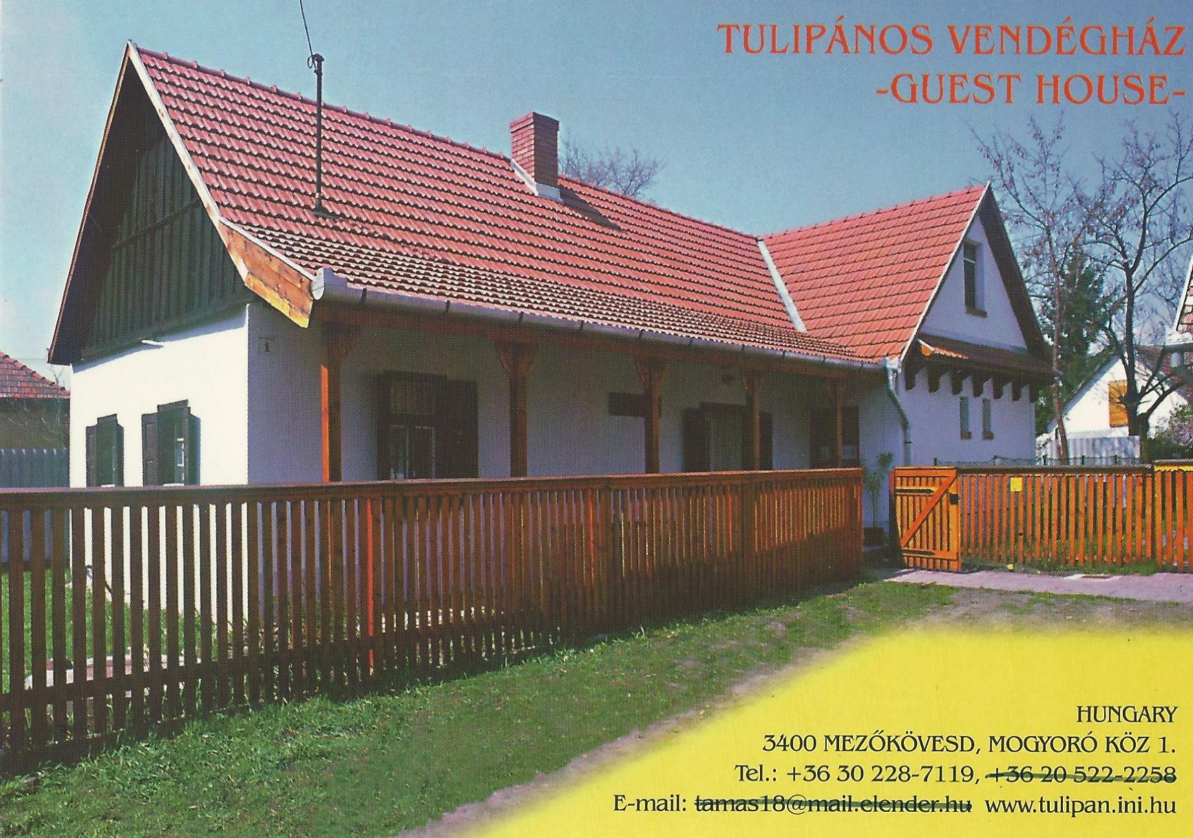 Tulipános Vendégház (Magyar Kereskedelmi és Vendéglátóipari Múzeum CC BY-NC-SA)