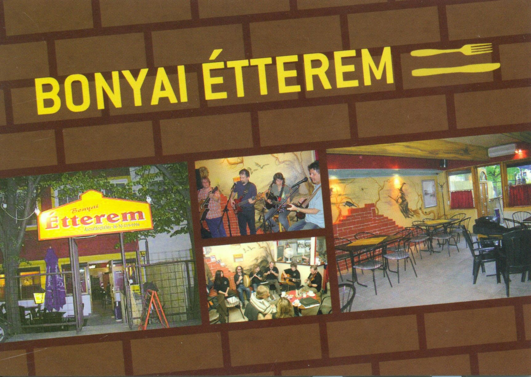Bonyai étterem (Magyar Kereskedelmi és Vendéglátóipari Múzeum CC BY-NC-SA)