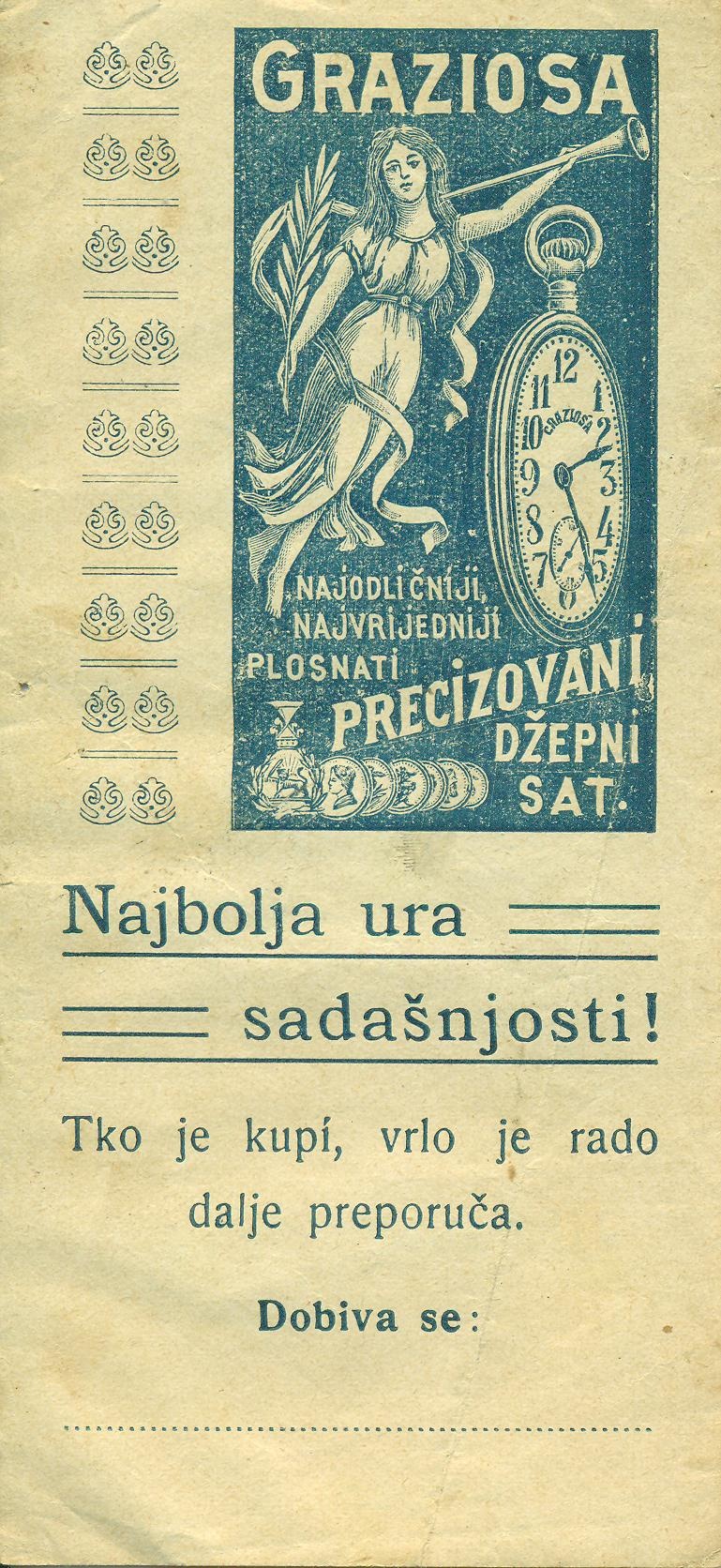 bosnyák számolócédula (Magyar Kereskedelmi és Vendéglátóipari Múzeum CC BY-NC-SA)
