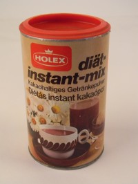 Holex instant, diétás kakaóporos doboz