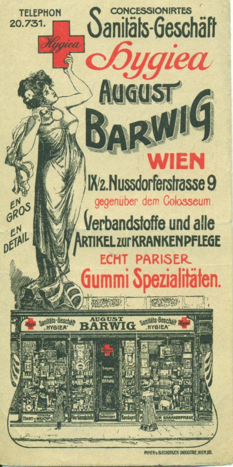 August Barnwig gyógszerüzlete (Magyar Kereskedelmi és Vendéglátóipari Múzeum CC BY-NC-SA)