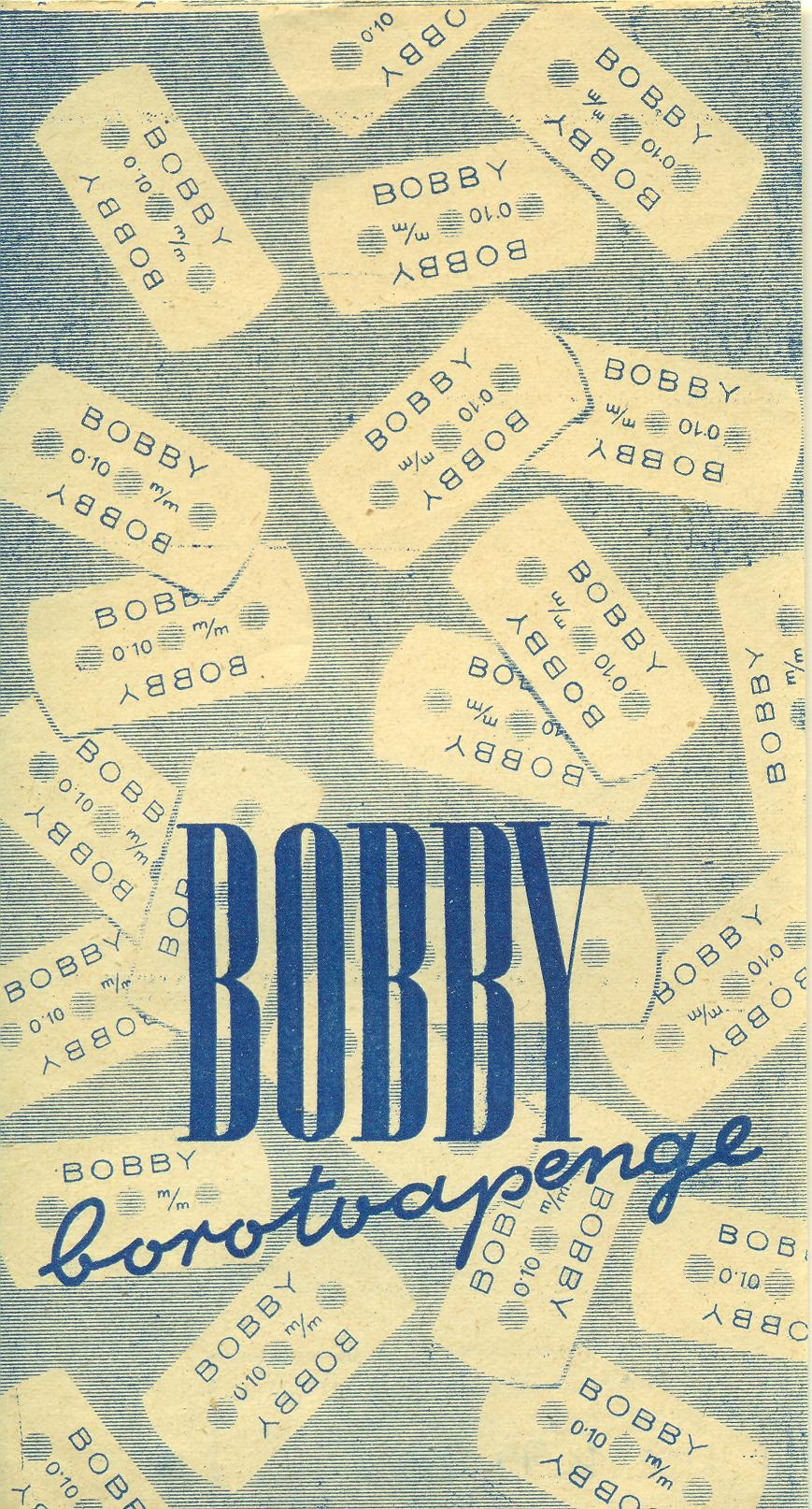 BOBBY borotvapenge (Magyar Kereskedelmi és Vendéglátóipari Múzeum CC BY-NC-SA)