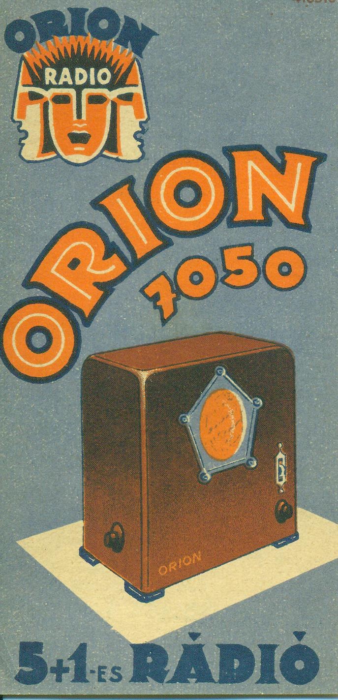 ORION 7050 5+1-es RÁDIÓ (Magyar Kereskedelmi és Vendéglátóipari Múzeum CC BY-NC-SA)