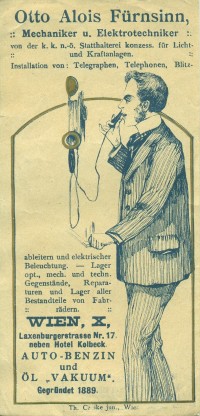 Otto Alois Fürnsinn, Mechaniker u. Elektrotechniker