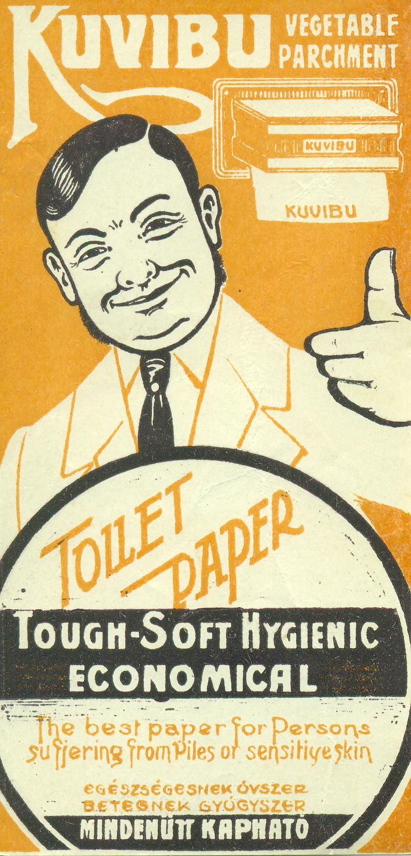 KUVIBU TOILET PAPER (Magyar Kereskedelmi és Vendéglátóipari Múzeum CC BY-NC-SA)