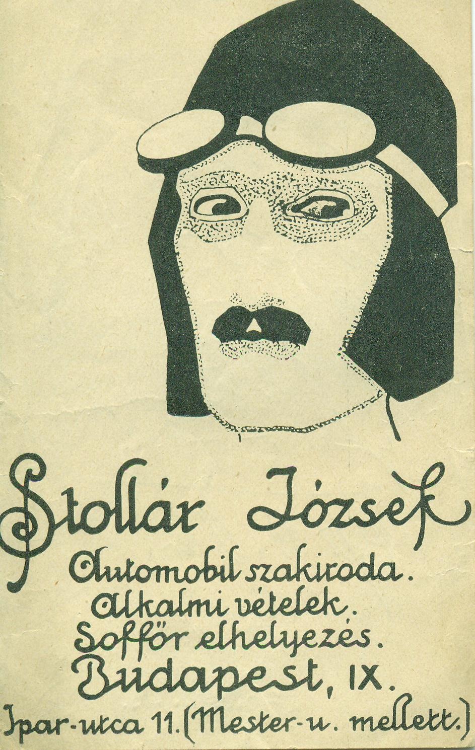 Stollár József Automobil szakiroda (Magyar Kereskedelmi és Vendéglátóipari Múzeum CC BY-NC-SA)